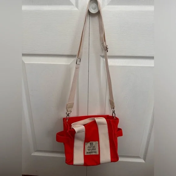 BDG Serena Orange Medium Tote Bag - Picture 3 of 6